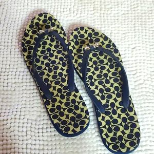 Coach Flip Flops